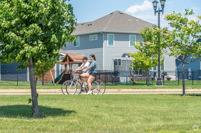 Amber Valley offers convenient walking and biking paths for outdoor enthusiasts.