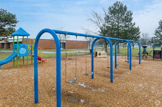 Swingset at Black Elementary School in Sterling Heights.