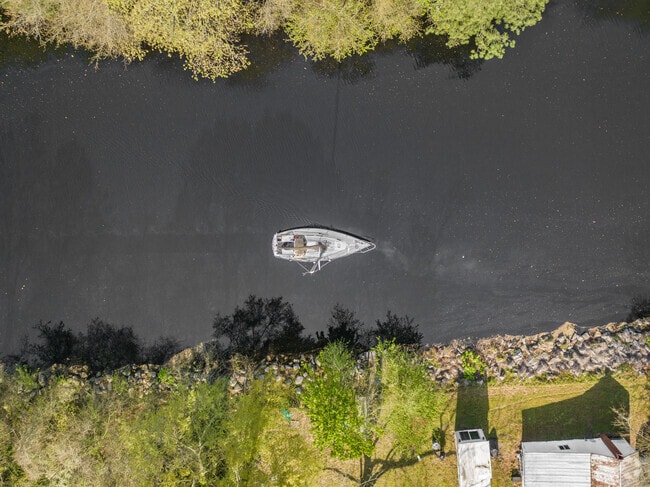 A great way to sail away and take in nature is to go boating along the river in Deep Creek Port.