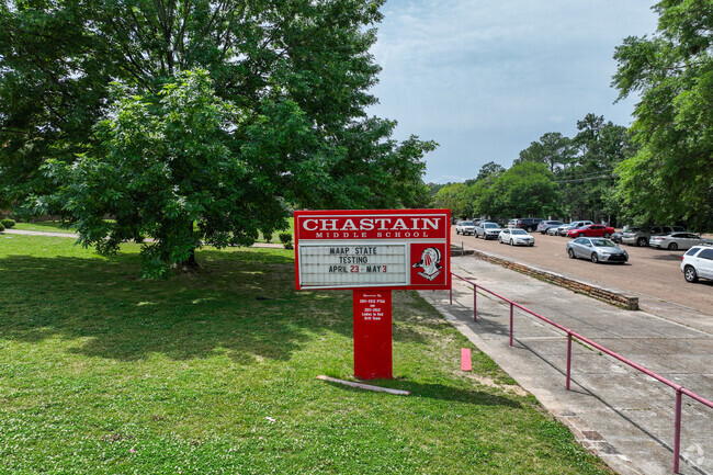 Chastain Middle School is in Hinds County.