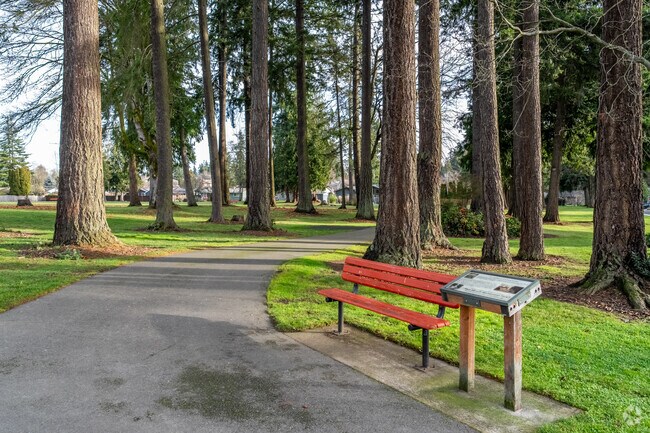 Matt Hirvela Bicentennial Park has a walking trail that Cascade View residents can enjoy.
