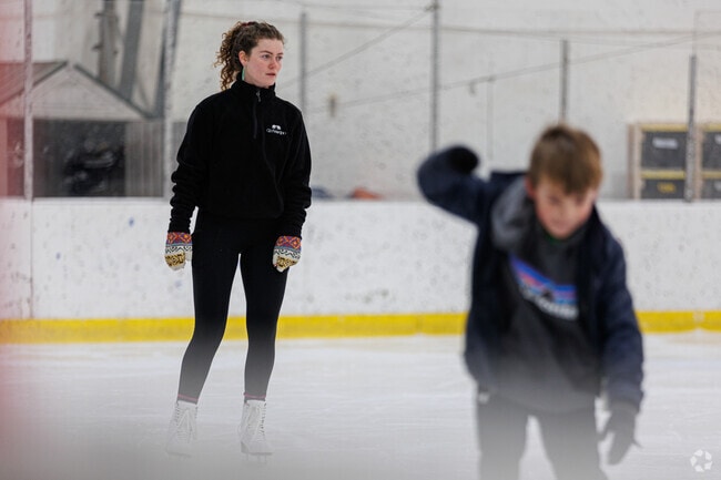 The ice rink at Patterson Park offers Ellwood Park residents public skate time.