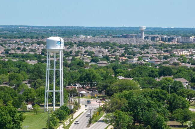 Sachse is a large community with tower trees and many neighborhoods to choose from.