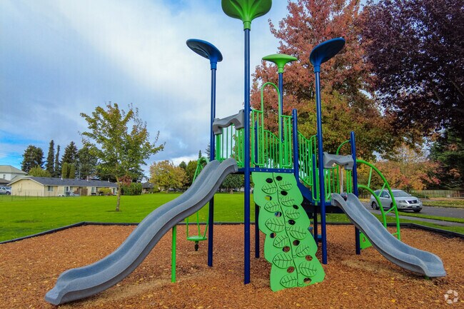 The kids playset at Seibenthaller Park in Sumner.