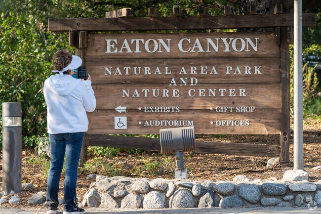 Stop by Eaton Canyon Park and check out the trails and amazing views.
