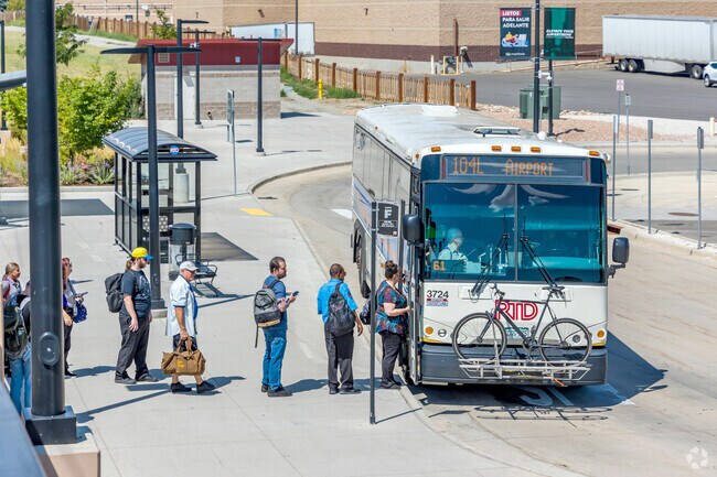 The RTD public transit offers Country Hills residents a reliable and economical means of reaching the airport without the need for a personal vehicle.