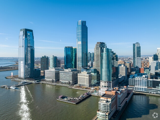 The Waterfront in Jersey City is a prominent and rapidly developing area along the Hudson River.