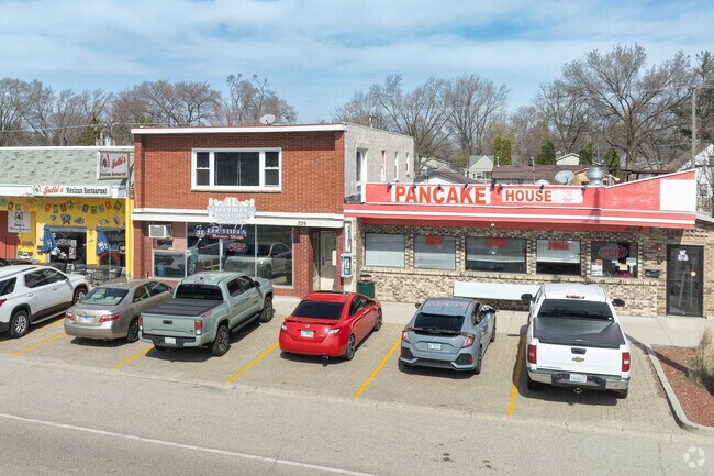 Stop by Brother's Barber Shop or Max's Pancake House as you enter Hainesville.