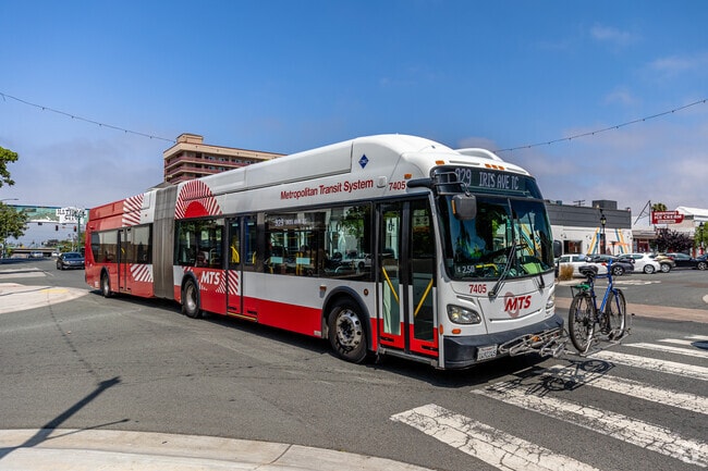 MTS serves National City and is a quick way for residents to reach San Diego in minutes.