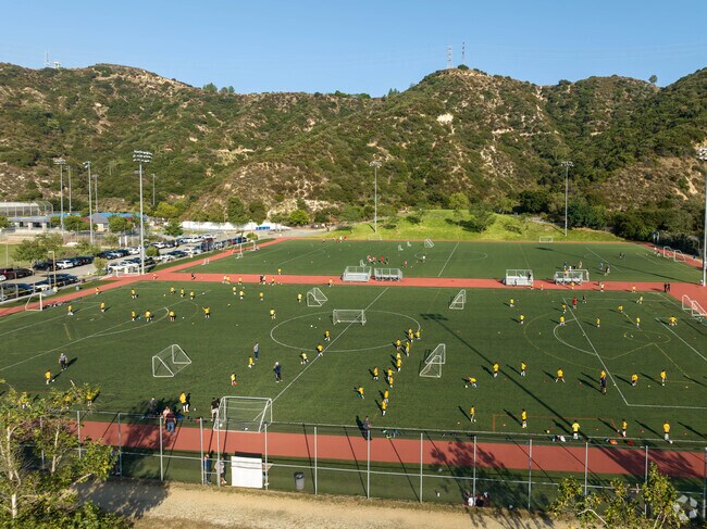Glendale's sports complex is over 30 acres, tucked in the hills of San Rafael.