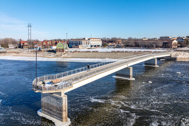 Fishermen will use the De Pere Riverwalk pier to watch for activity.