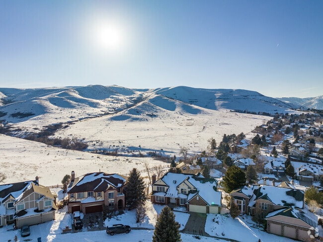 Houses in Sixth Avenue West back up to the mountains, providing a beautiful view.