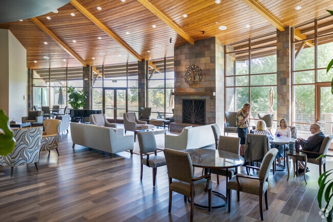 Neighbors can get together for a game of cards at Pacific Crest Lodge in Trilogy.