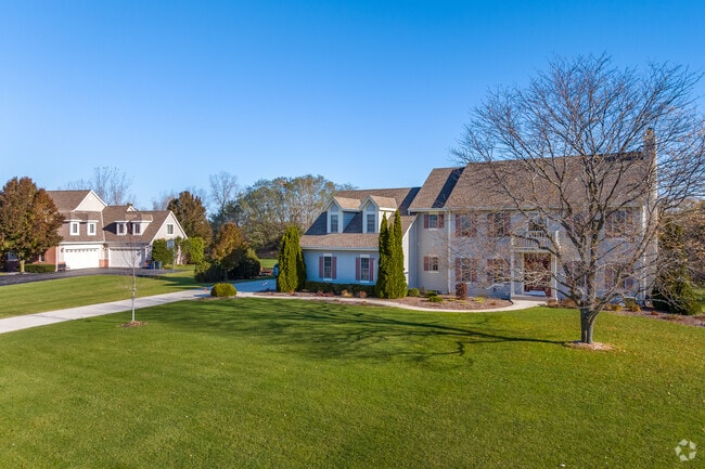 A large Colonial home in the River Hills neighborhood.