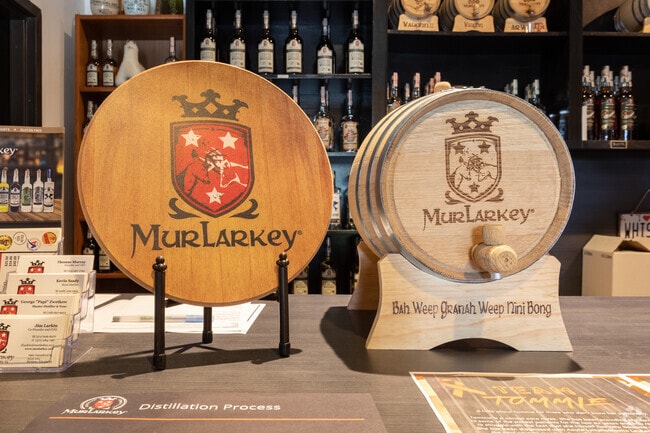 MurLarkey Distillery just outside Linton Hall is known for its craft spirits.