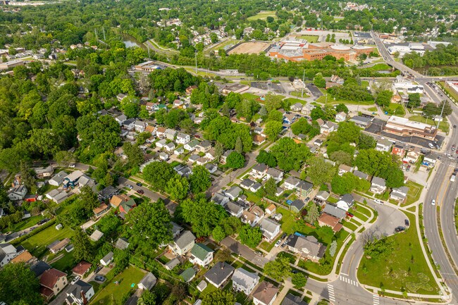 North Side High School is right across the street from Brookview Civic.