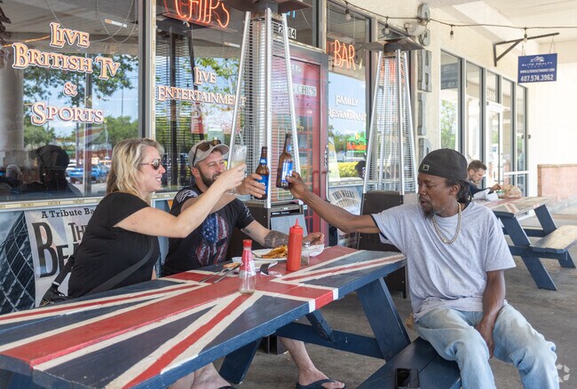 Westside locals can enjoy fish and chips and a beverage at Sunday's Grill.