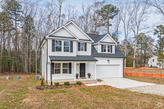 Newer contemporary homes in Rushmere often have two-car garages.