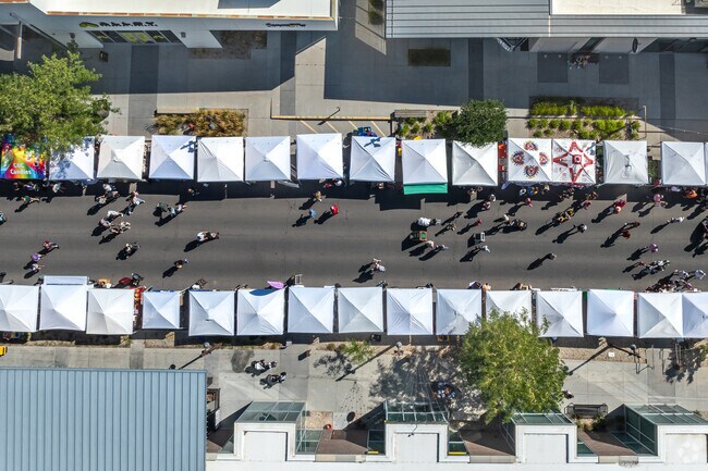 Daybreak residents buy local produce at Daybreak Farmer’s Market.
