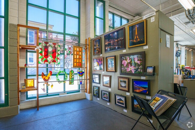 Check out the beautiful pieces showcased at Artists Around Town in Center Wheeling.