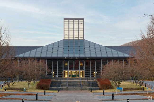 Glass research and production is a leading industry in Corning which is home to Corning, Inc., a Fortune 500 company.