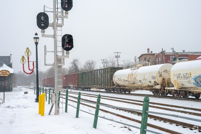 Trains run through Palmer, known as the town of seven railroads.