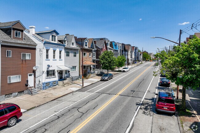 Homes are packed in tight in Lower Lawrenceville.