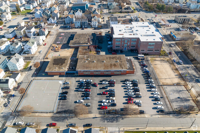 M. Virgina Cunningham Elementary School in Pawtucket shares the block with Samuel Slater School.