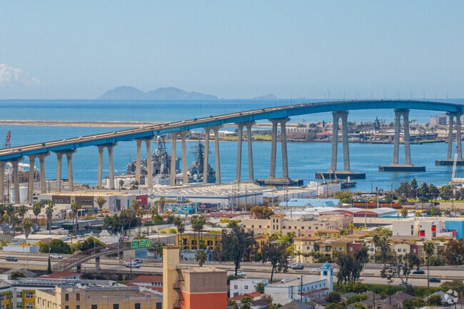 Sherman Heights does not have in-neighborhood water access but does have a view of Coronado.