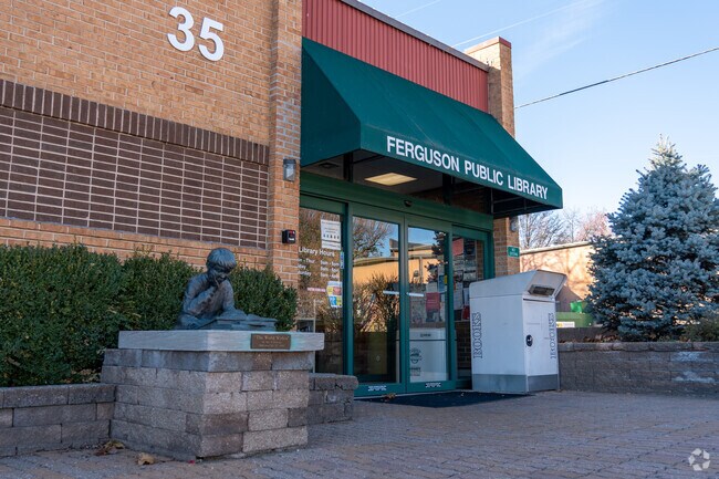 The Ferguson Public Library is open to all residents and is conveniently located on main street.