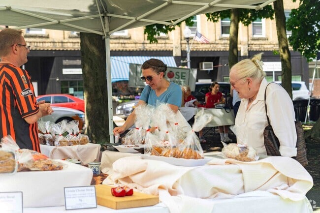 Fresh baked goods and sweet treats are found at the Melrose Farmers’ Market.