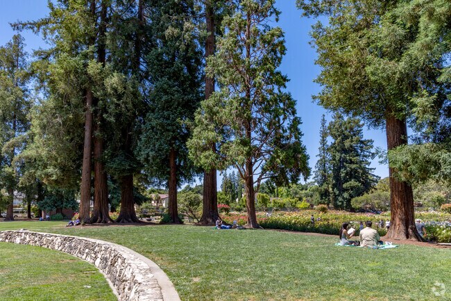 Bascom-Forest residents can picnic at the nearby Municipal Rose Garden.