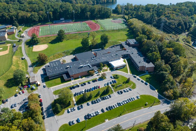 Valhalla Middle School is connected to the High School and shares its campus.