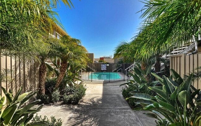 gated community pool area