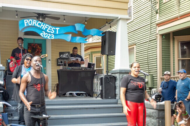 Porchfest is a local event where musicians can entertain residents strolling by in Springfield.