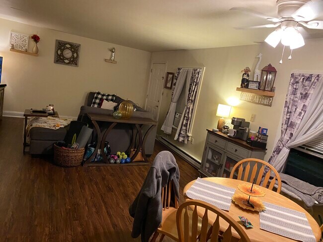 Open concept living room/dining room