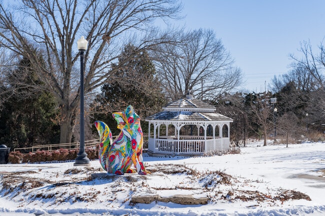 The gazebo at Cann Memorial Gardens is the perfect spot to take a break for Ponca City locals.