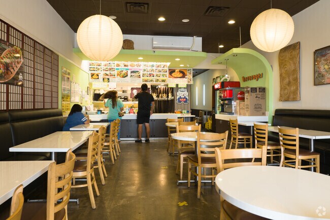 Grab lunch at California Sushi and Teriyaki in Studebaker, Norwalk, CA.