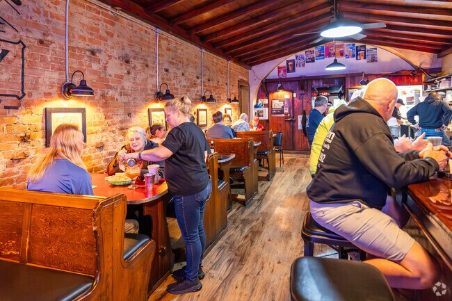 Two Brothers Bar and Restaurant in Decatur is a popular spot for the locals for dinner and drinks.