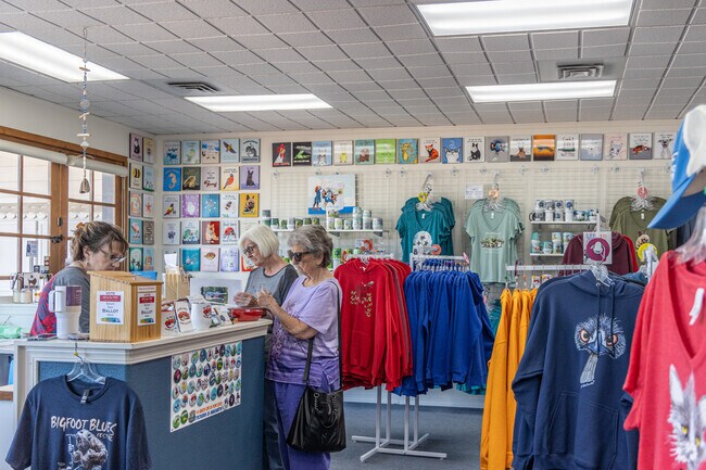 Gift shops can be found in the Port of Brookings area.