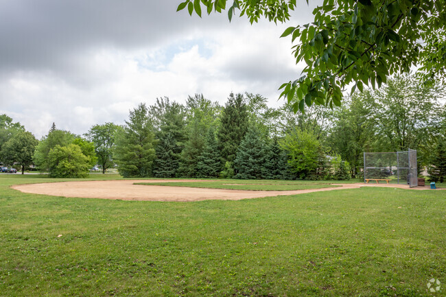 Lester Elementary School has a baseball field for athletic class.