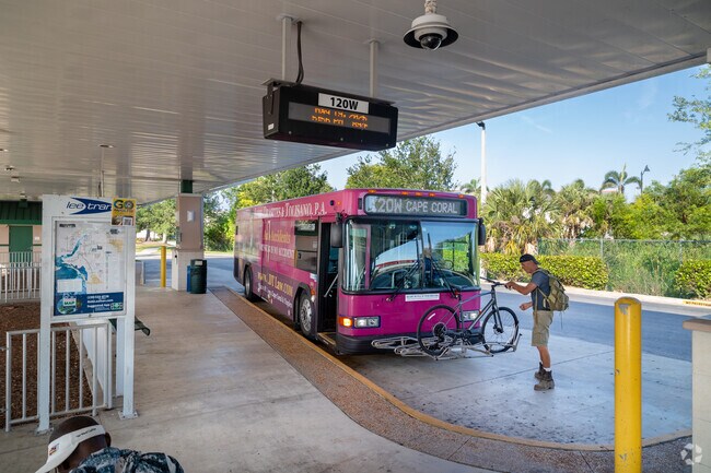 Edison Park residents can find public transportation off Tamiami Trail or at the transportation center by the Edison Mall.