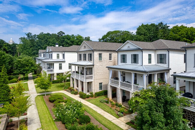 Some residents of Roswell have opted for townhomes as their choice of home style.