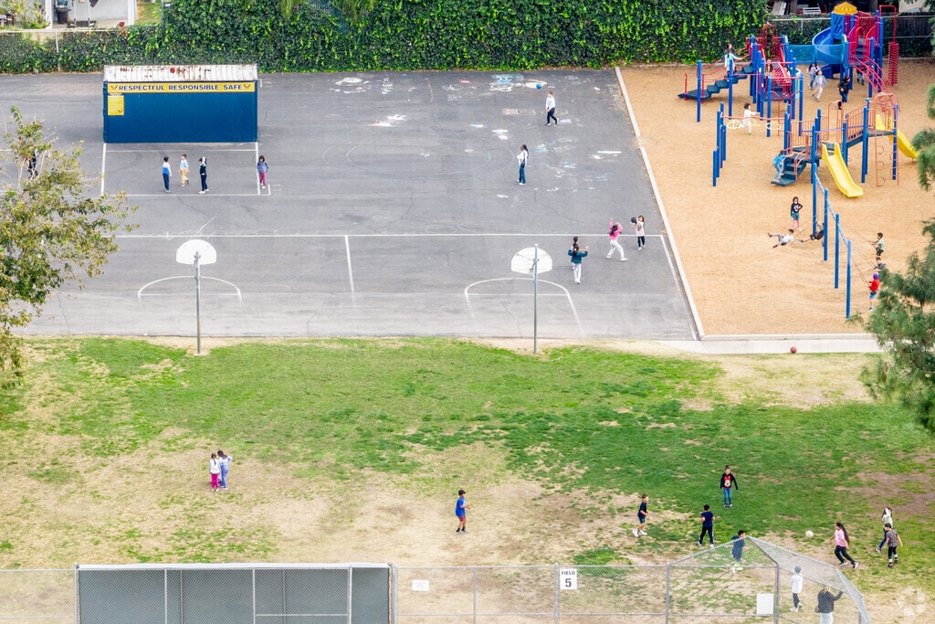 Golden Elementary School students love recess in Placentia.