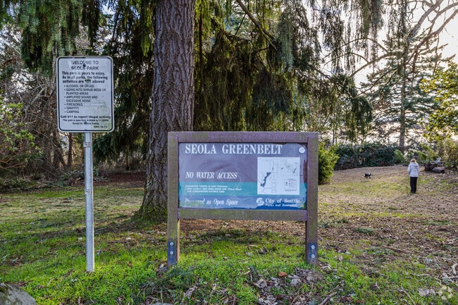 Take the family for an adventure at Seola Greenbelt Park in Arbor Heights.