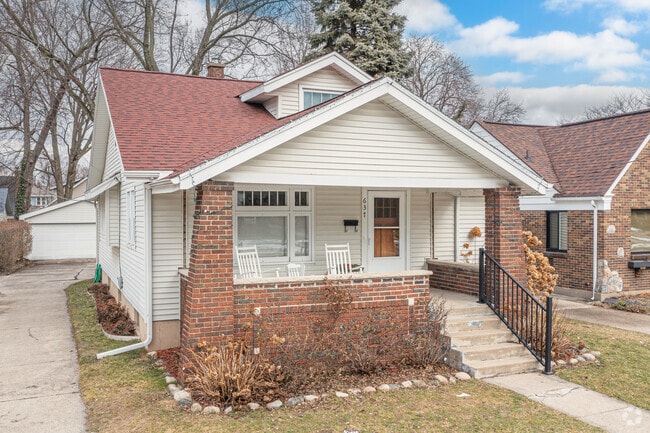 Many Alger Heights bungalows feature inviting front porches and vintage charm.