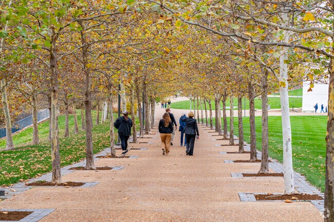 Downtown West is an urban center, but its parks and green spaces make it spacious.