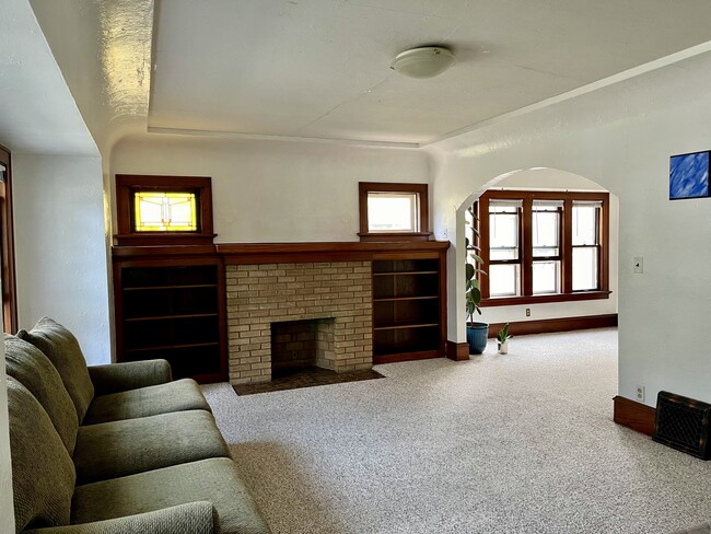 Living Room with Built-ins