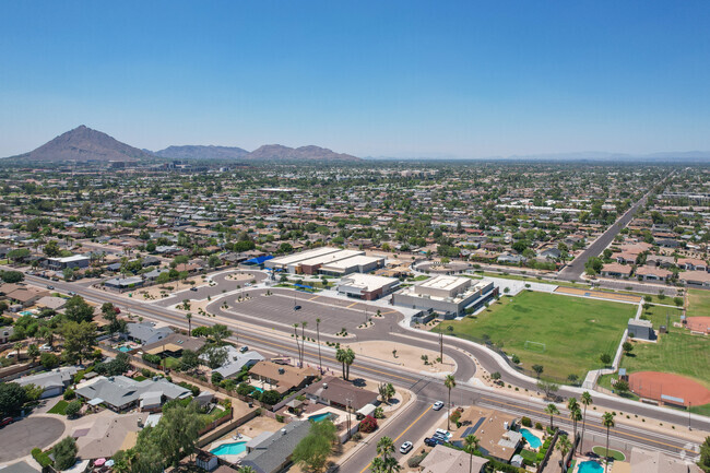 Pima Elementary in Scottsdale is just a few miles from Camelback Mountain.
