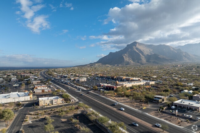 Oro Valley is tucked between the Catalina Mountains and Tortolita Mountains, divided by Oracle Road.